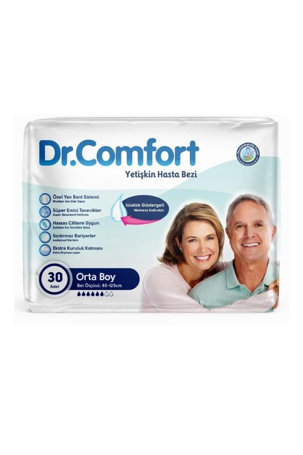 Dr Comfort Yetişkin Bel Bantlı Hasta Bezi M Beden