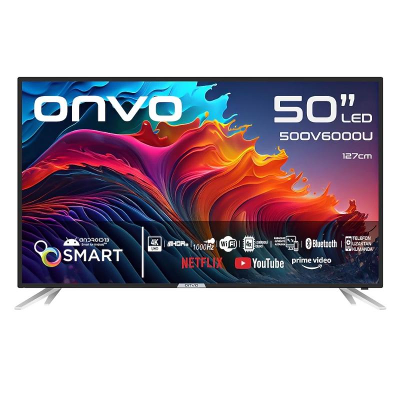 Onvo 50OV6000U 4K Uhd Uydu Smart Android Led Tv 