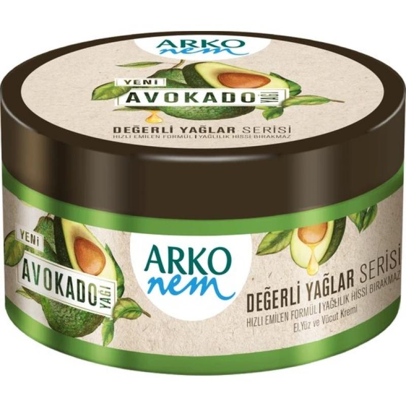 Arko Nem Değerli Yağlar Avokado Yağlı Krem 250 ml