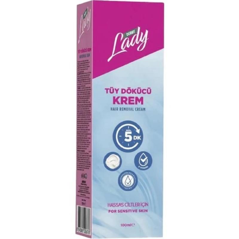 Derby Lady Tüy Dökücü Krem Hassas Ciltler 100 ml