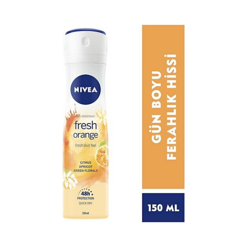 Nivea Nivea Fresh Orange Kadın Sprey Deodorant 150 Ml