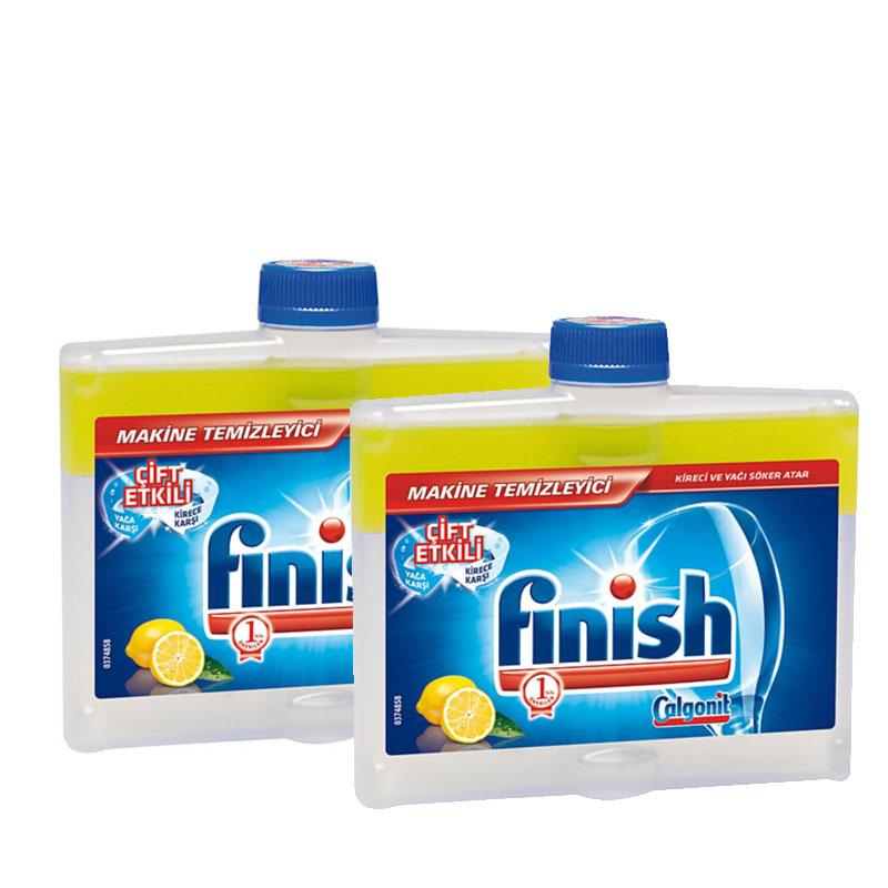 Finish Makine Temizleyici Limon Ferahlığı 2X250 Ml.