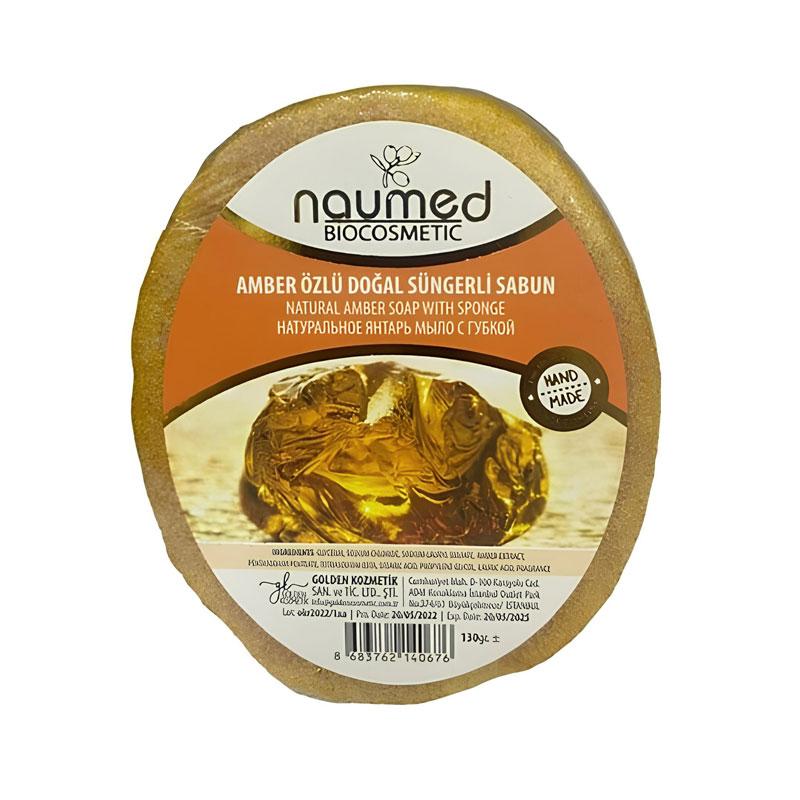 Naumed Amber Özlü Doğal Süngerli Sabun 130 gr