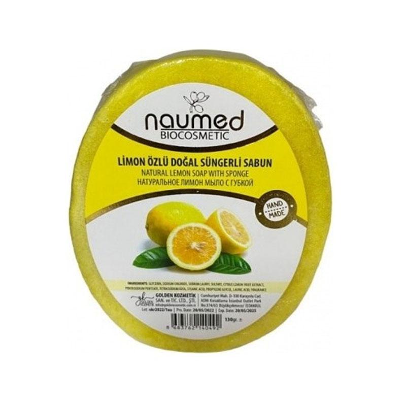 Naumed Limon Özlü Doğal Süngerli Sabun 130 gr